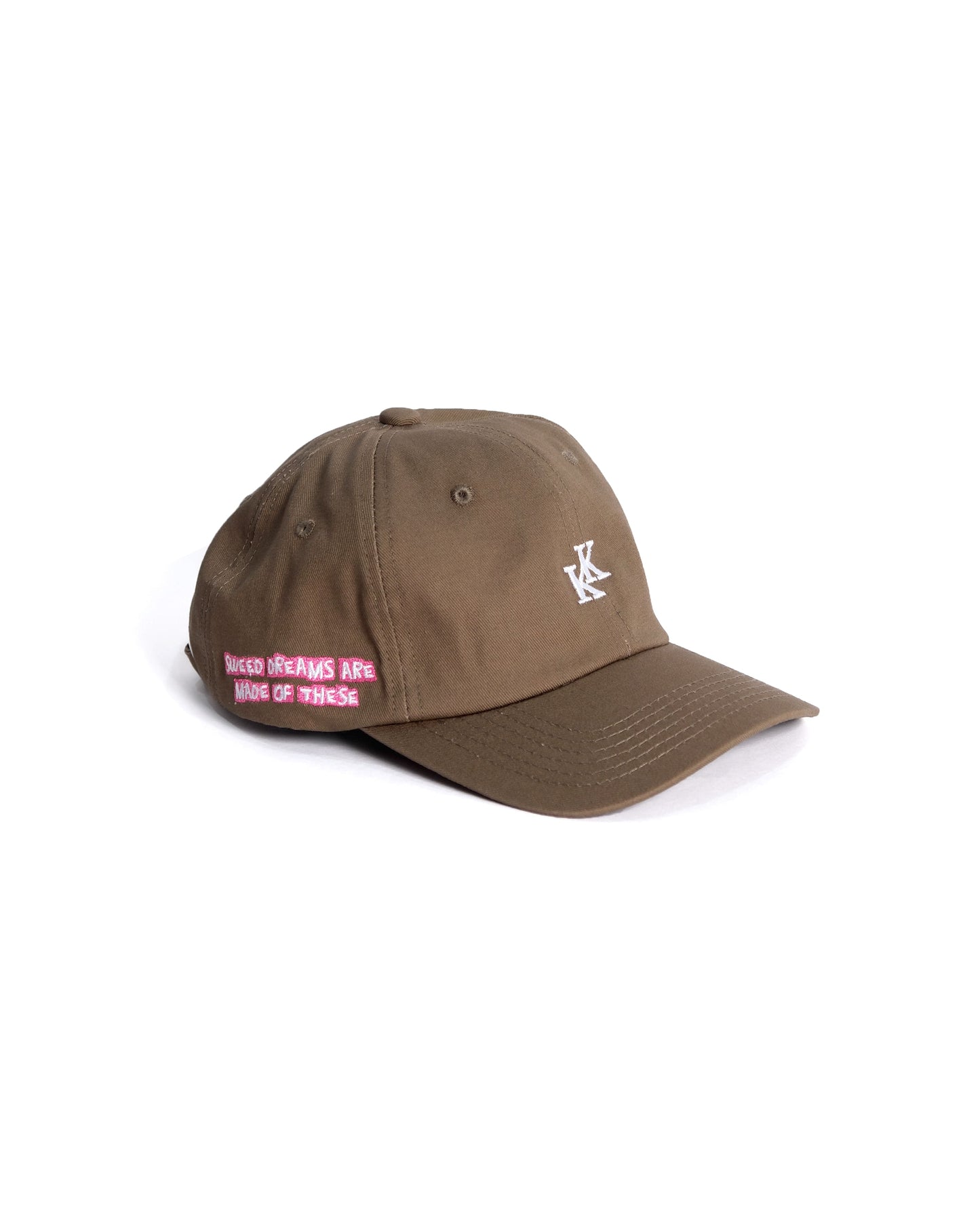 kk logo, sweed logo, embroidery, evaboutflowers, dad cap, sweed, beige, KK, New era, MLB, NBA, cocoa, brown, assc, anti social social club
