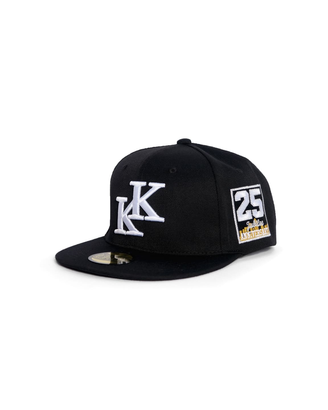 SWEED x madness roast works x KK City 25th Anniversary snapback vintage baseball-inspired pinstripes, bold KK embroidery, anniversary patches, heritage craftsmanship. NEW ERA, NBA, black, silver