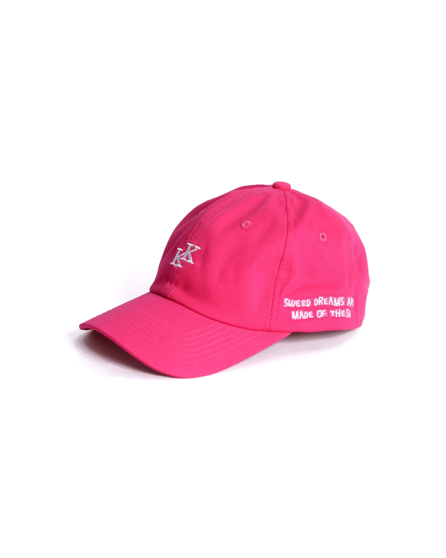 soft top, dad cap, tennis cap, golf cap, curve brim, mini KK embroidery, classic heritage craftsmanship. NEW ERA, NBA, pink, hotpink, HUMAN MADE, ASSC