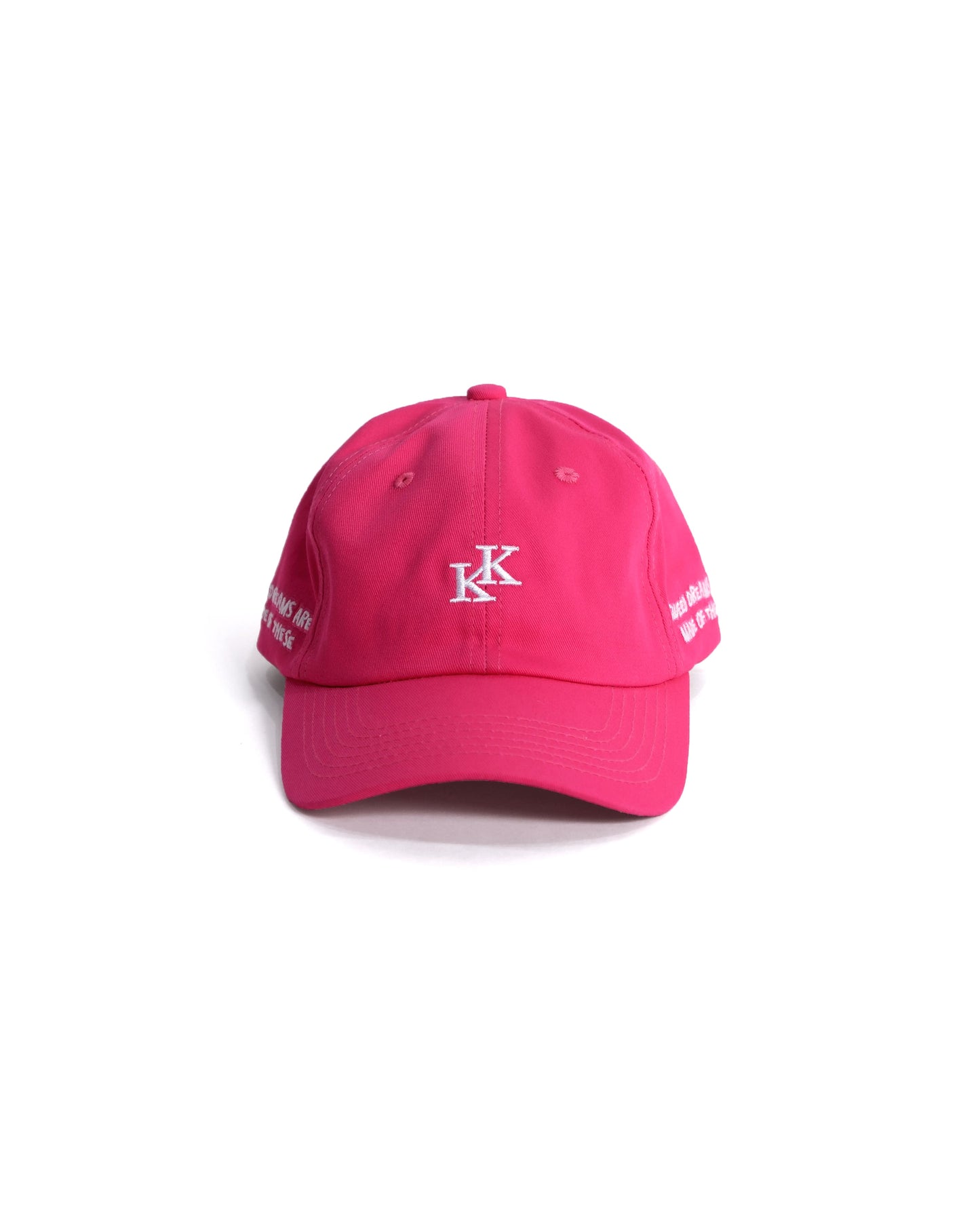 front view, KK icon cap, kota kinabalu, KK, BAPE, jesselton, Borneo, Malaysia, hot, pink, baseball, vintage, MLB, new era cap, curve brim, dad cap, soft top, ASSC, human made