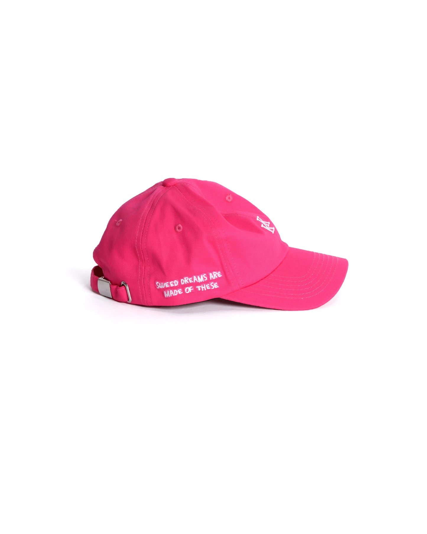 right view, sweed logo, embroidery, evaboutflowers, dad cap, sweed, beige, KK, New era, MLB, NBA, pink, hotpink, assc, anti social social club