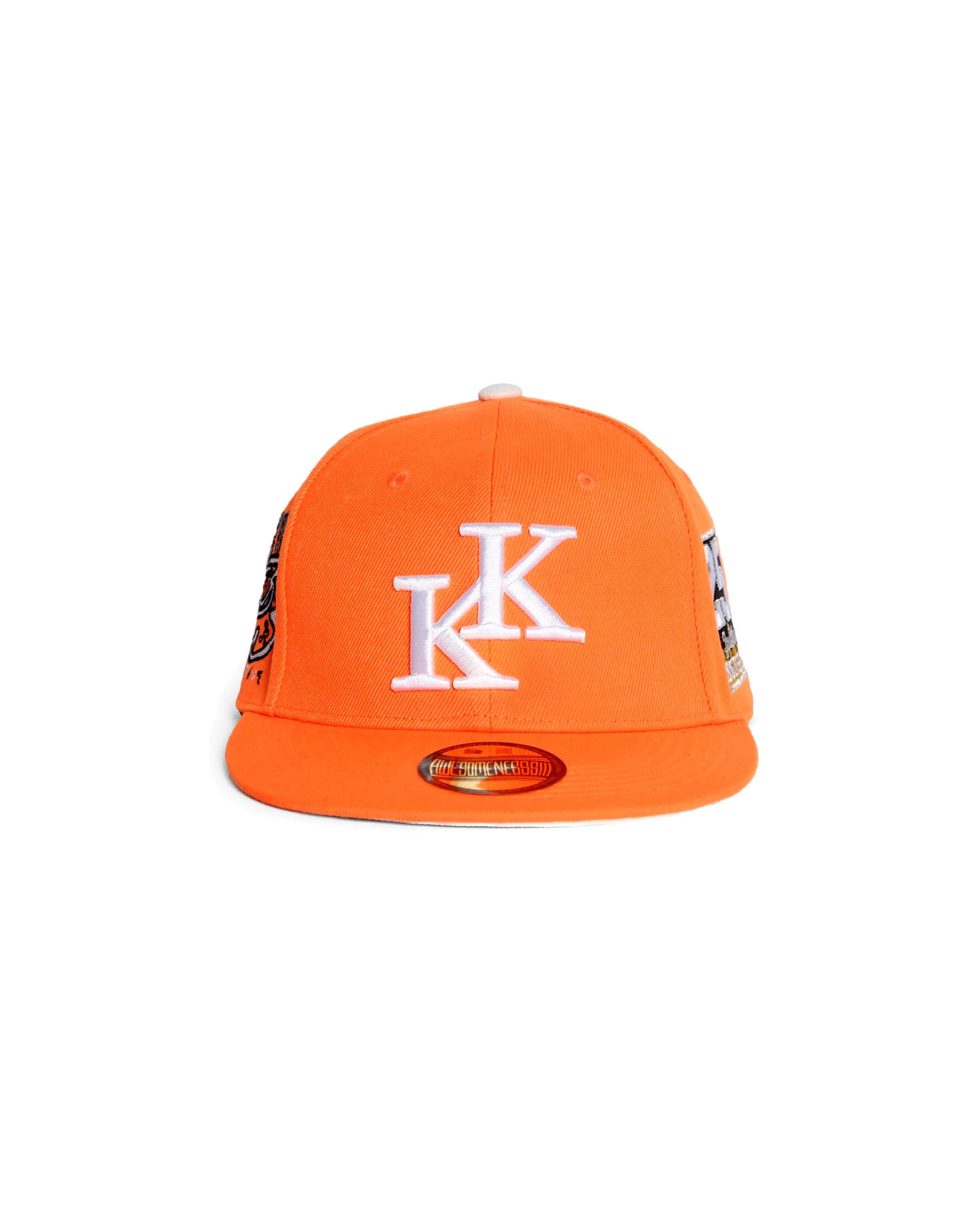KK icon cap, kota kinabalu, KK, BAPE, jesselton, Borneo, Malaysia, neon orange, baseball, vintage, MLB, new era cap