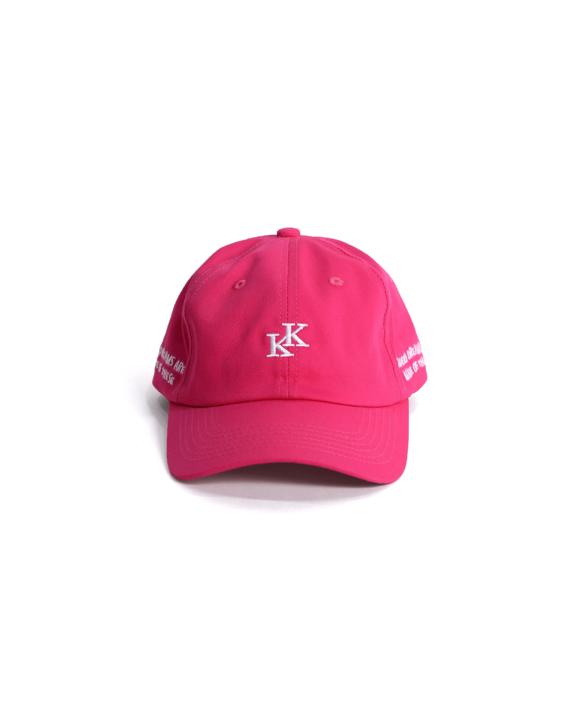 front view, KK icon cap, kota kinabalu, KK, BAPE, jesselton, Borneo, Malaysia, hot, pink, baseball, vintage, MLB, new era cap, curve brim, dad cap, soft top, ASSC, human made